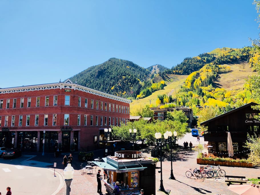 At the height of autumn in Aspen.