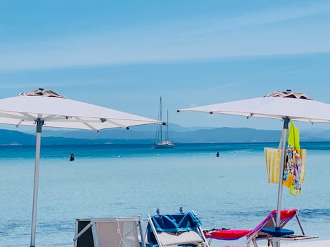 Top performing Airbnb: Beautiful View Beachfront Condo in Golfo Aranci