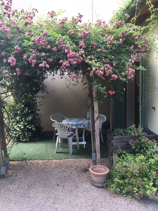 Terrasse ombragée
