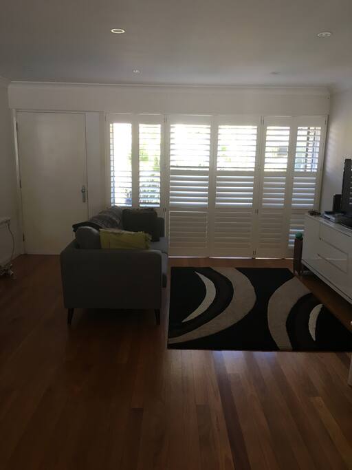 Open plan lounge room