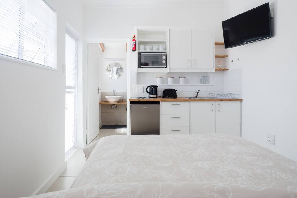 View of the flat from the bed