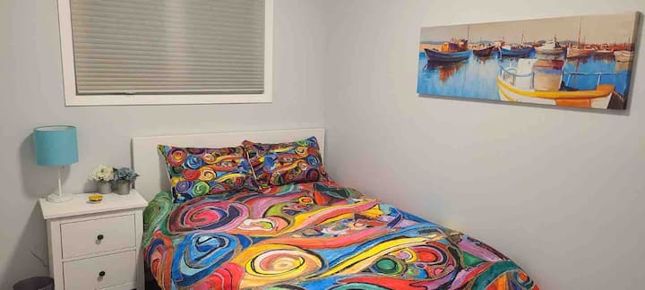 غرفة النوم رقم3  - الطابق العلوي/الطابق الرئيسي (سرير مزدوج)