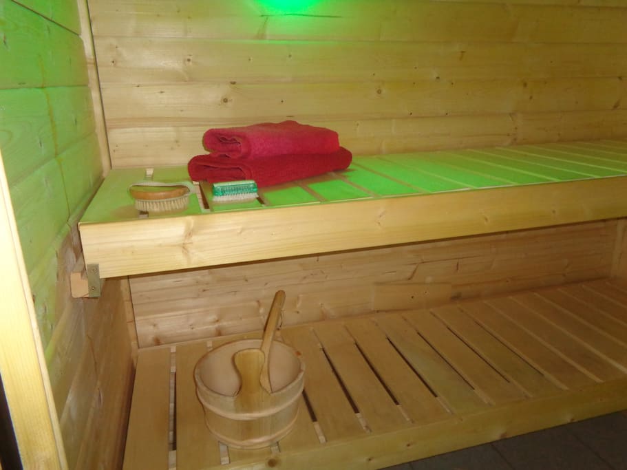 kuschelige Sauna im Zimmer