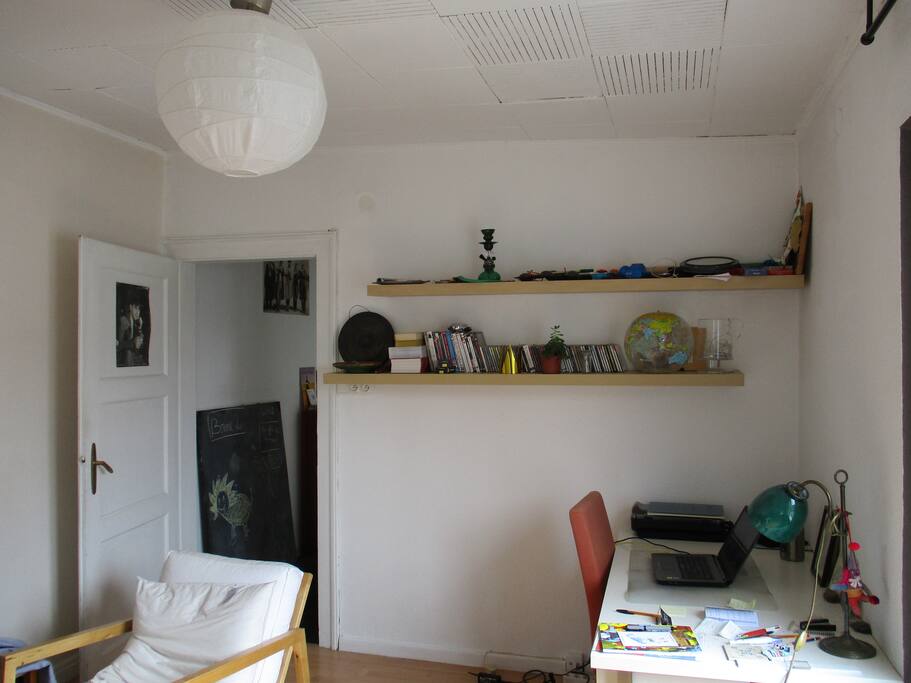 Salon depuis la chambre