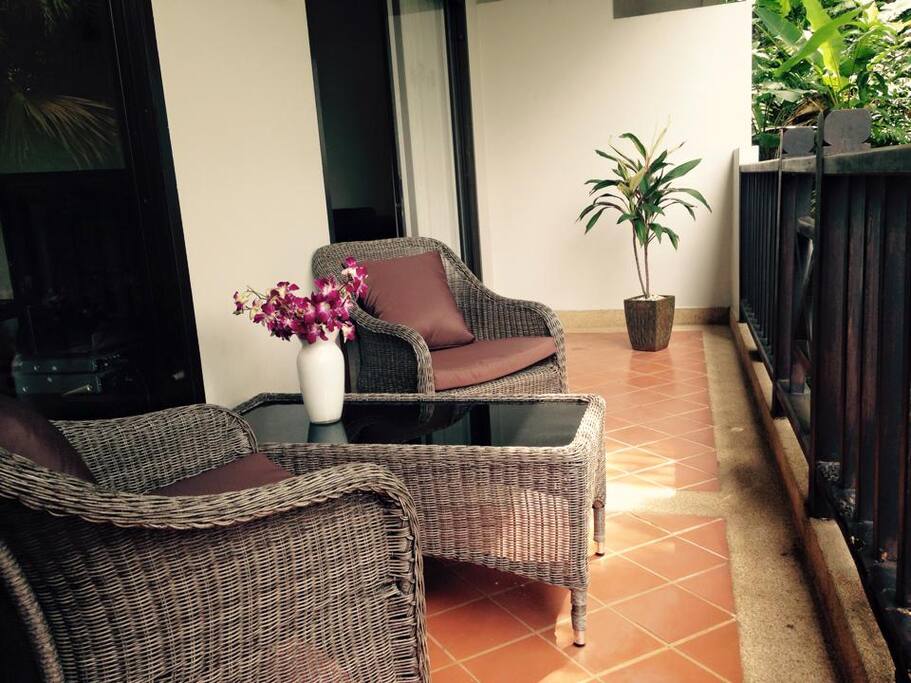 Private balcony