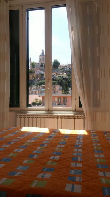 La vista dalla camera da letto