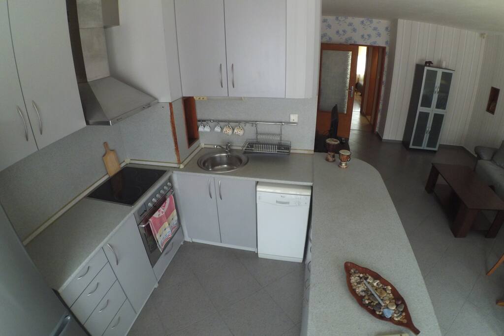 Kitchen with utilities