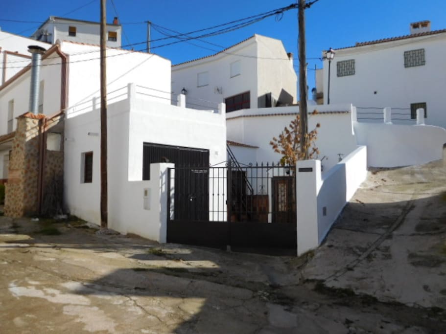 front entrance to cave