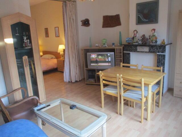 Appart not too far from the beach and center.