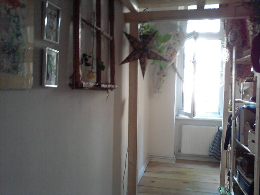 View inside the room (beneath the bed)