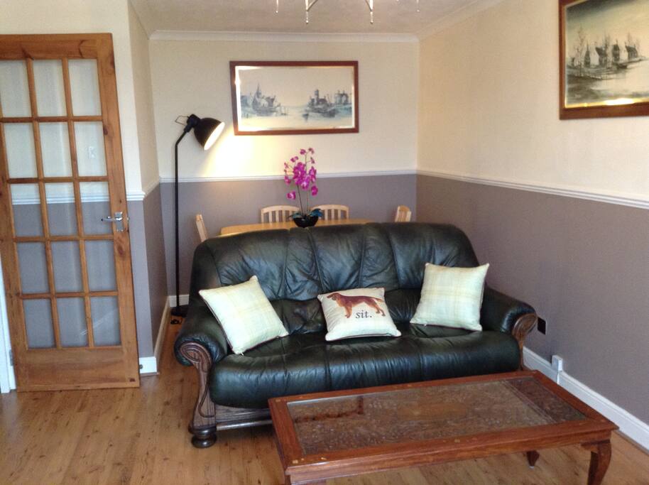Lounge with dining area