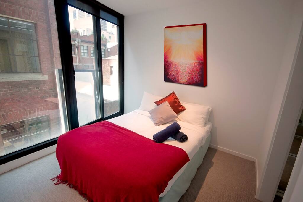 Professional linen 1st bedroom