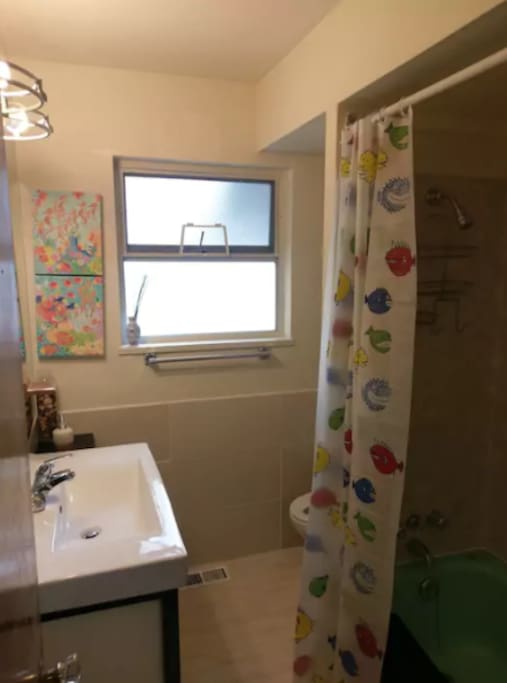 Shared Bathroom Area.