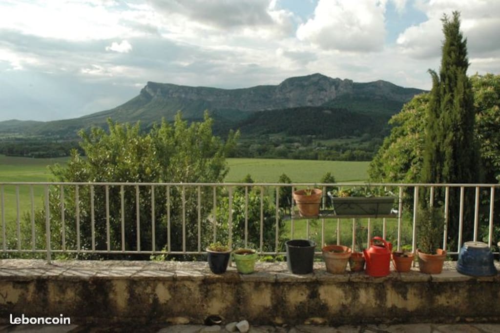 vue depuis la terrasse