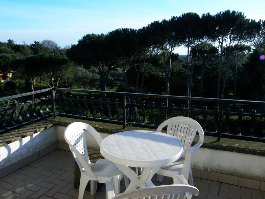 balcone privato in camera