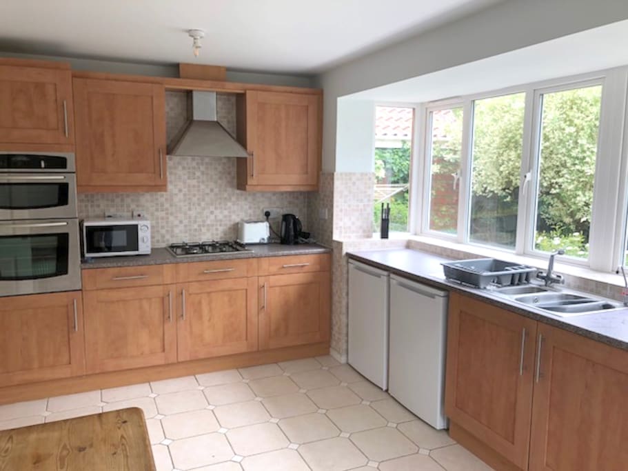 Large Kitchen with Dining Area