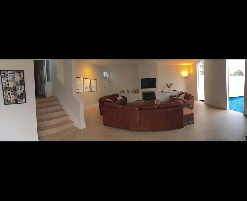 Main living area and pool