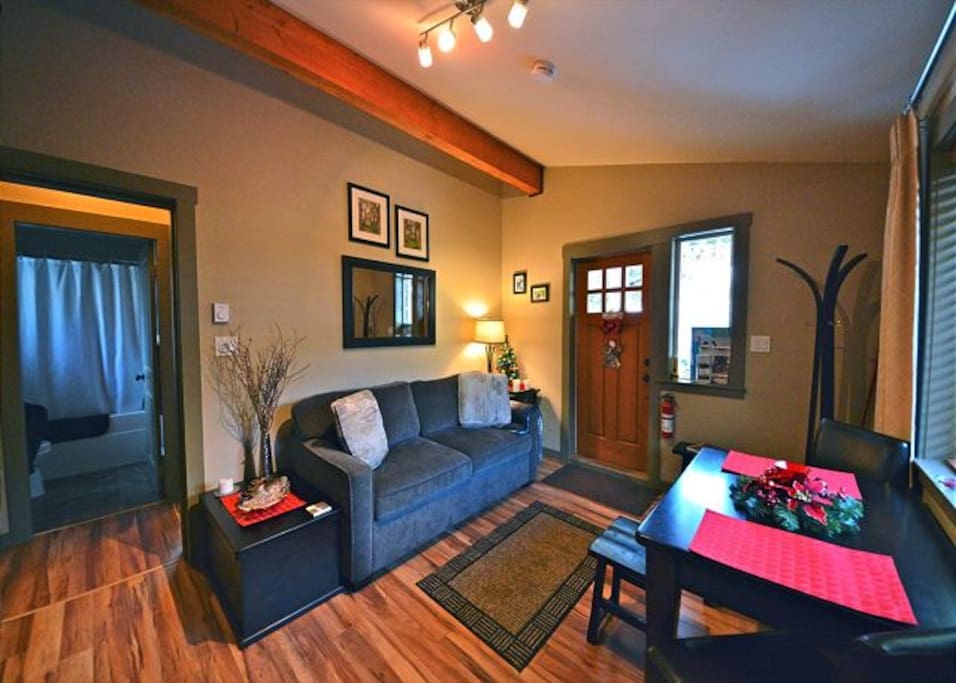 The sitting area