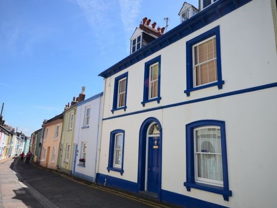 Double fronted view of Fairview, our cottage by the sea