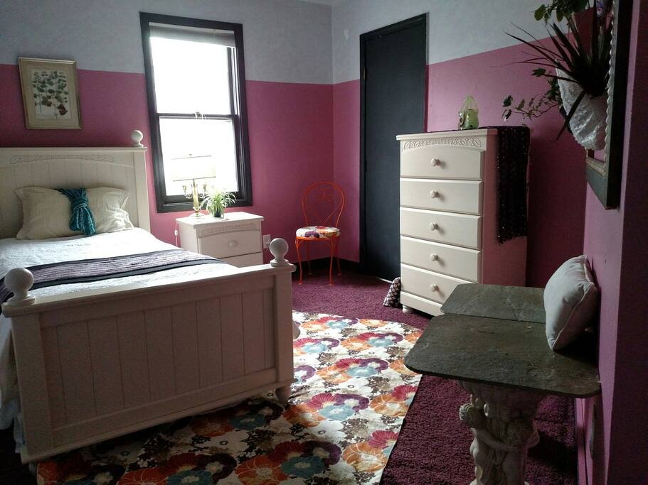 plenty of room for your clothes and a great view of the gardens