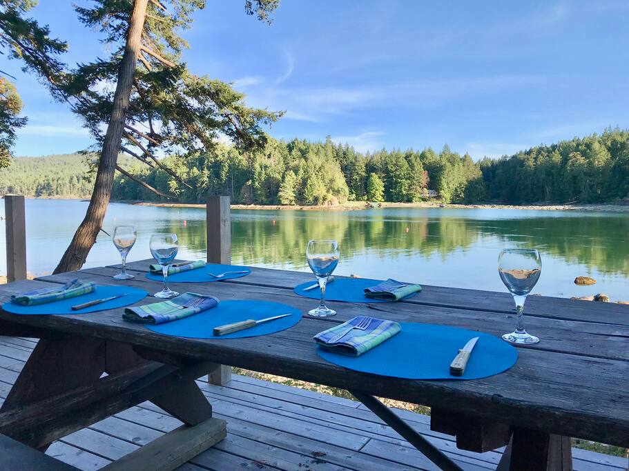 Dinner on the deck