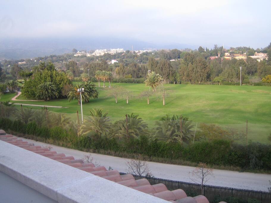vistas al campo de golf