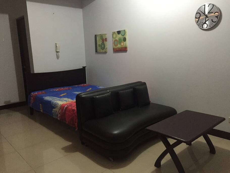Bed with sofa