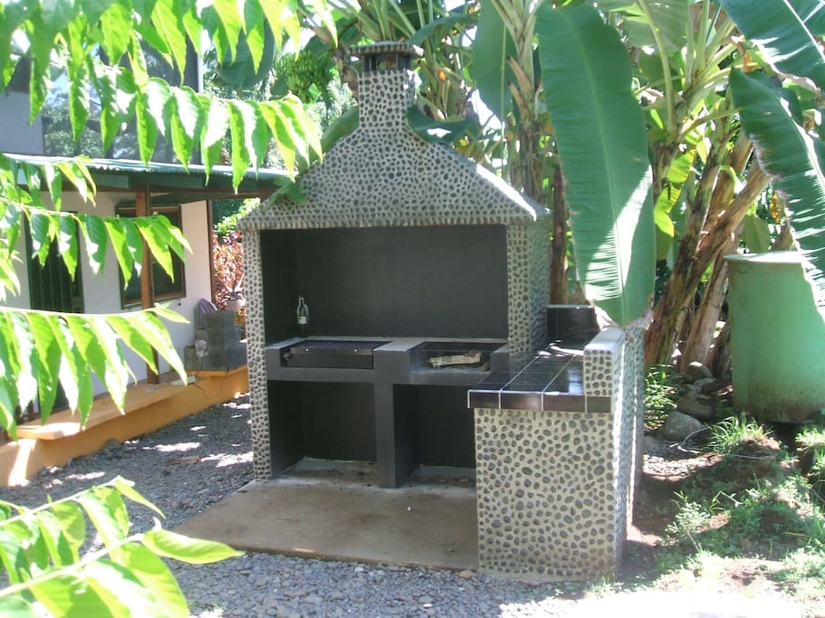 BBQ grill area to cook your fresh fish.