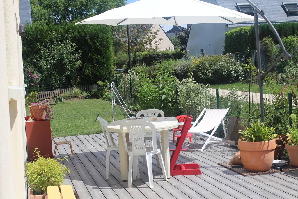 Grande terrasse au sud