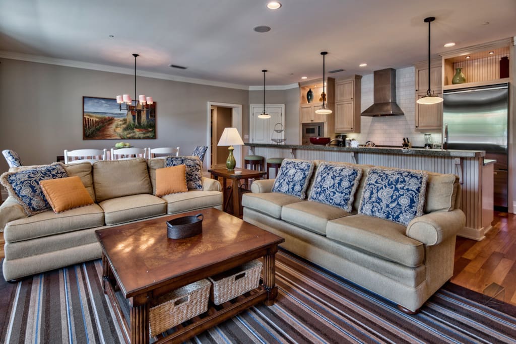 You'll love the openness of the floor plan almost as much as the sea breeze itself.