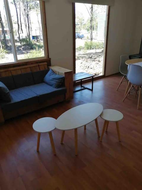 Popular Airbnb listing: Cozy cabin near the airport in Puerto Montt