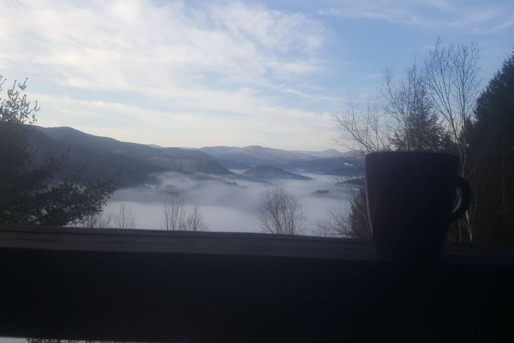 Private Balcony View overlooking White River Valley