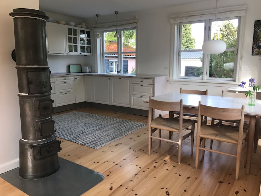 Kitchen with dining area