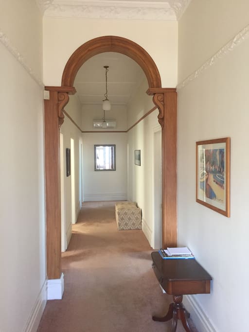 Hallway from the front entrance