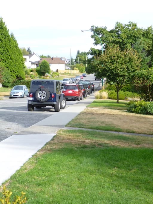 Lots of street parking