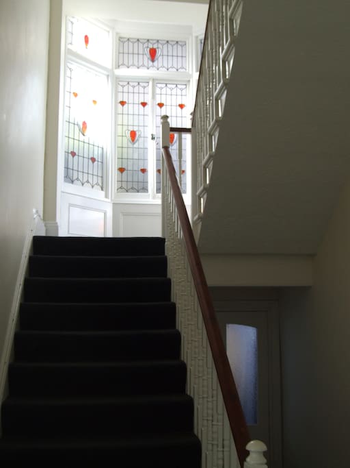 Stairs to first floor
