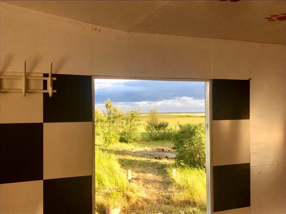 View from the door