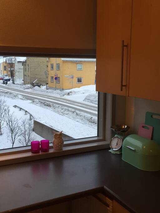 View from the kitchen counter