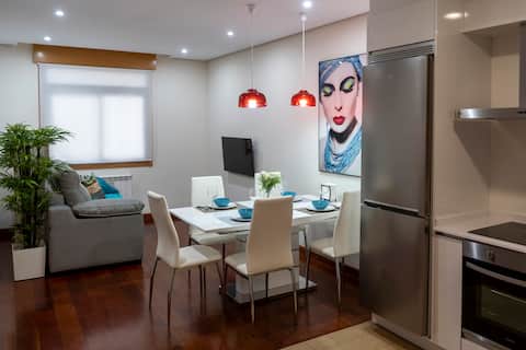 APARTAMENTO CÉNTRICO-GARAJE- MODERNO-NETFLIX