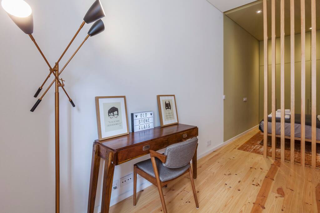 Modern counterpoints with vintage details
