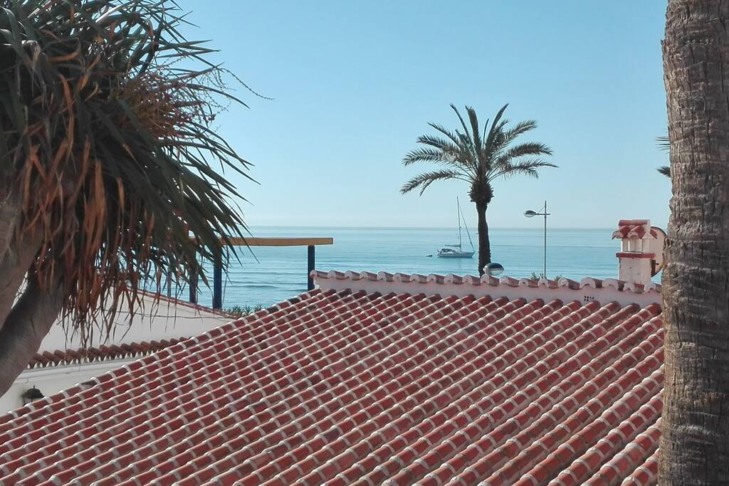 Meerblick vom Balkon