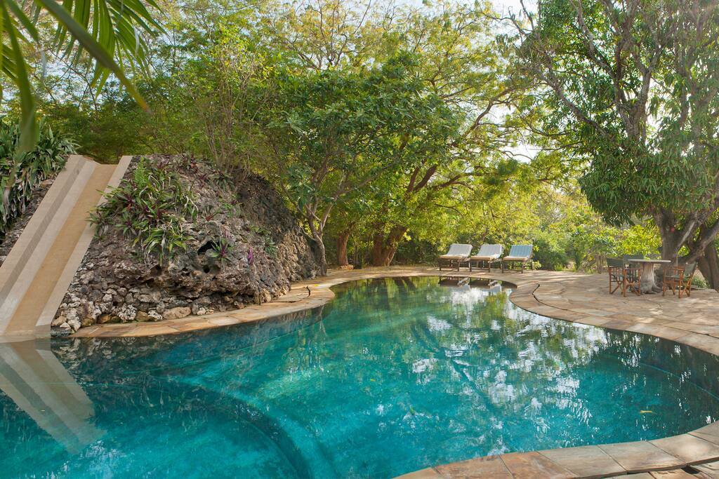Our pool area