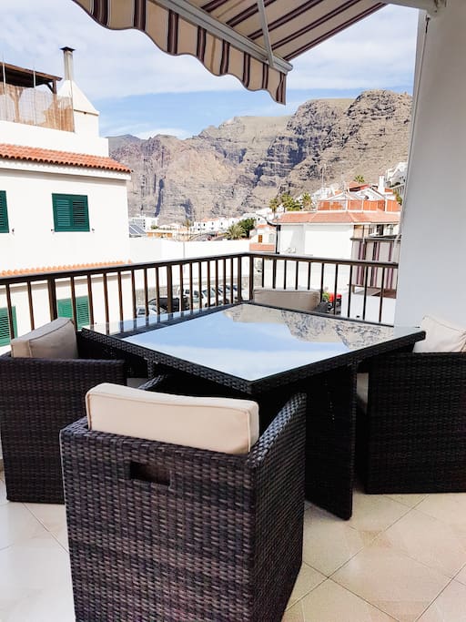 The terrace with a view