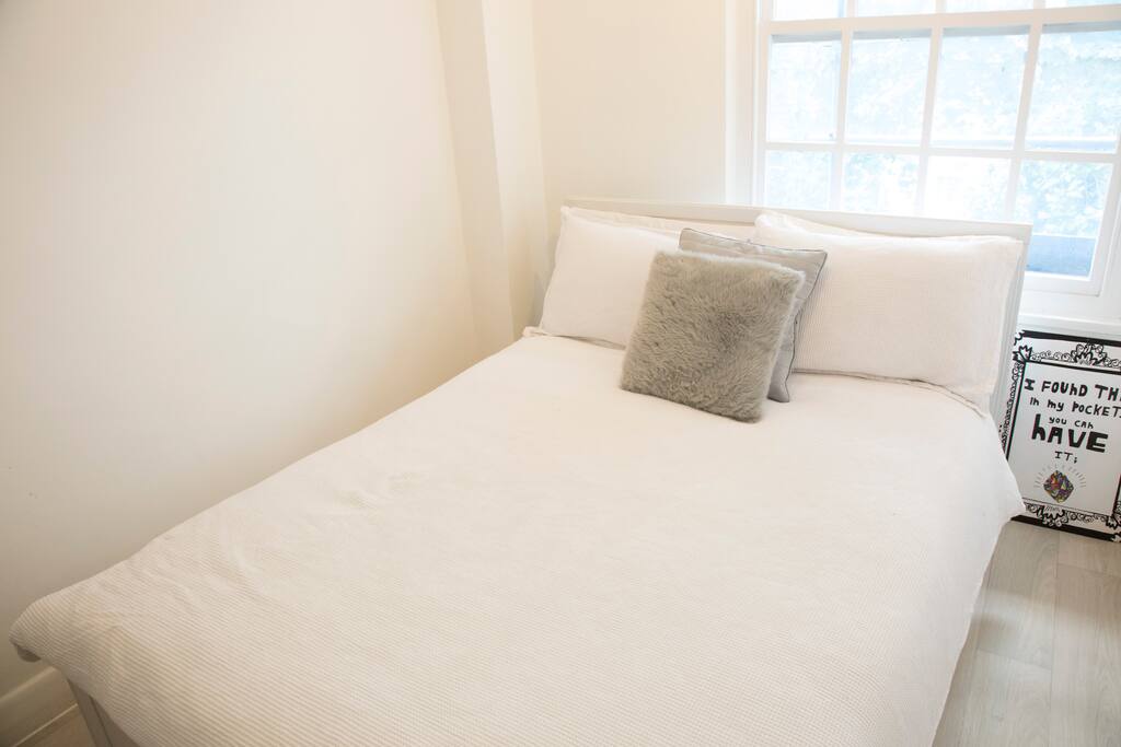 Brand new bedroom
with blackout blinds