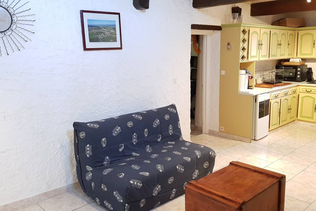 Canapé convertible couchage 2 places