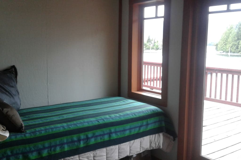 Single built in bed and reading nook.