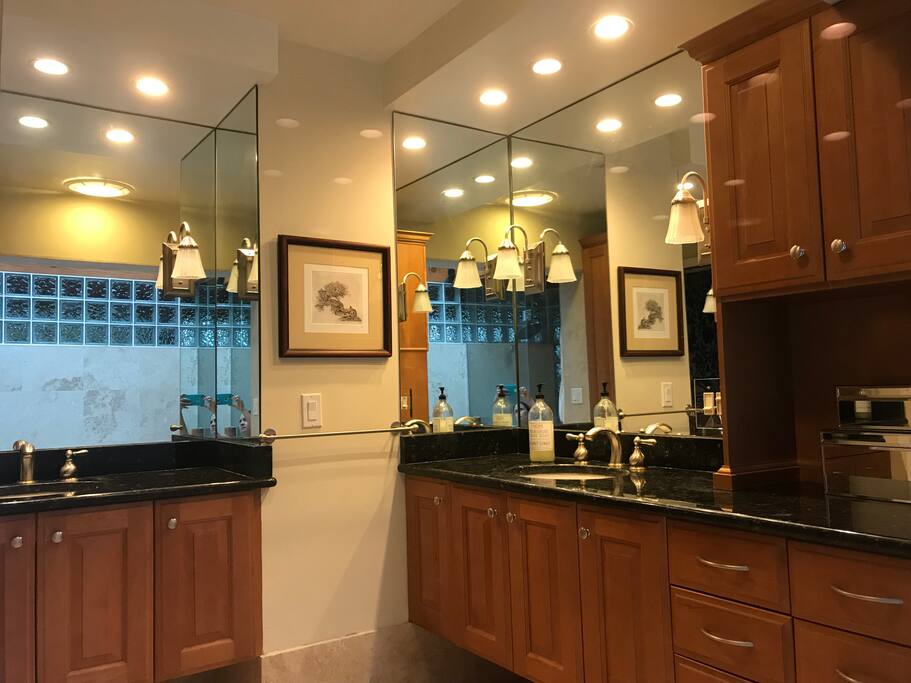 Master bathroom.