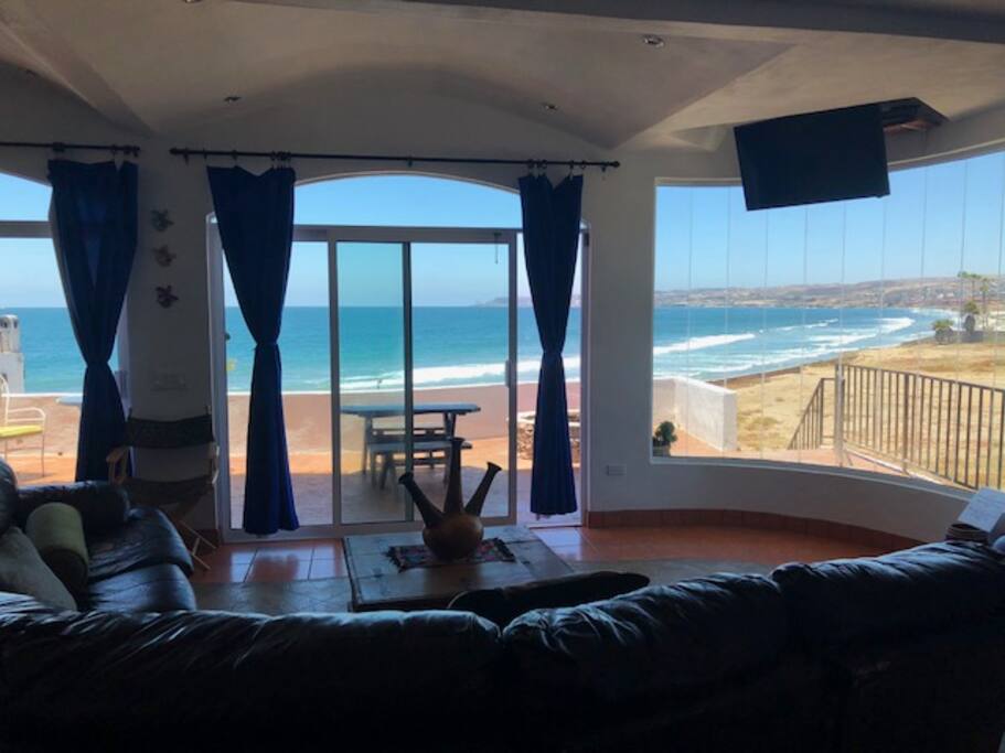 Amazing ocean view from living room