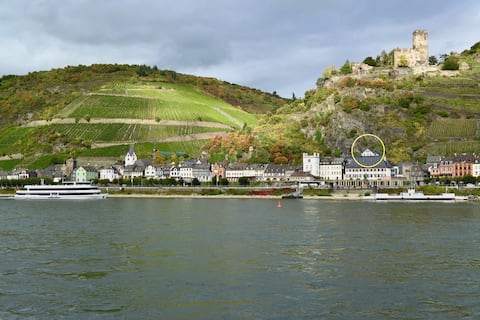 Former slate mine with gorgeous river view