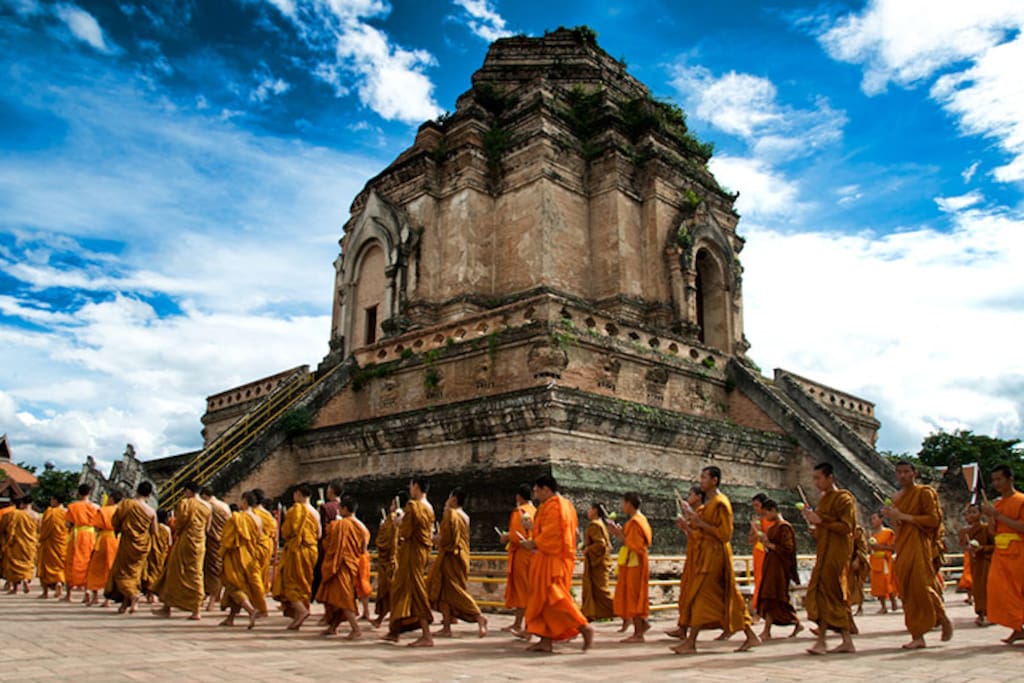 Wat Chedi Luang. One of the most important in Chiangmai